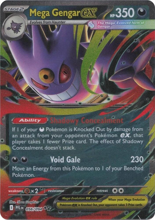 Mega Gengar ex - ME02: Phantasmal Flames (PFL) 056