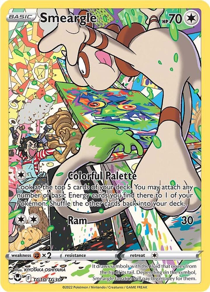 Smeargle - SWSH12: Silver Tempest Trainer Gallery (SWSH12: TG) TG10